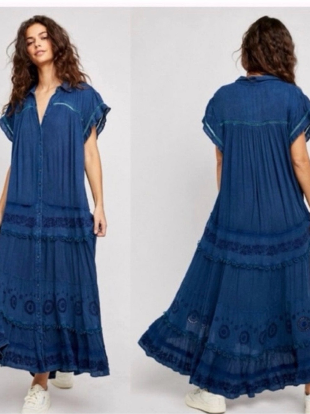 Free People Pretty Cozy Maxi Dress NWOT